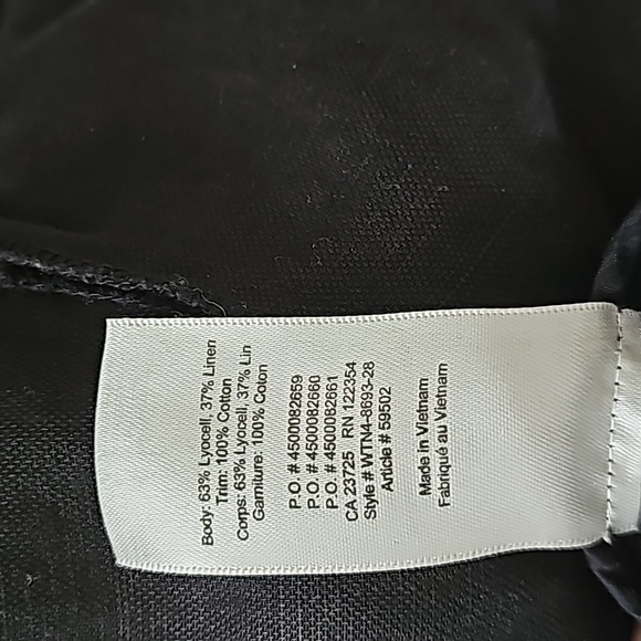 Aritzia Wilfred Brax Jumpsuit Linen Lyocell Cutout  Wide Leg Size 6 - Picture 10 of 11